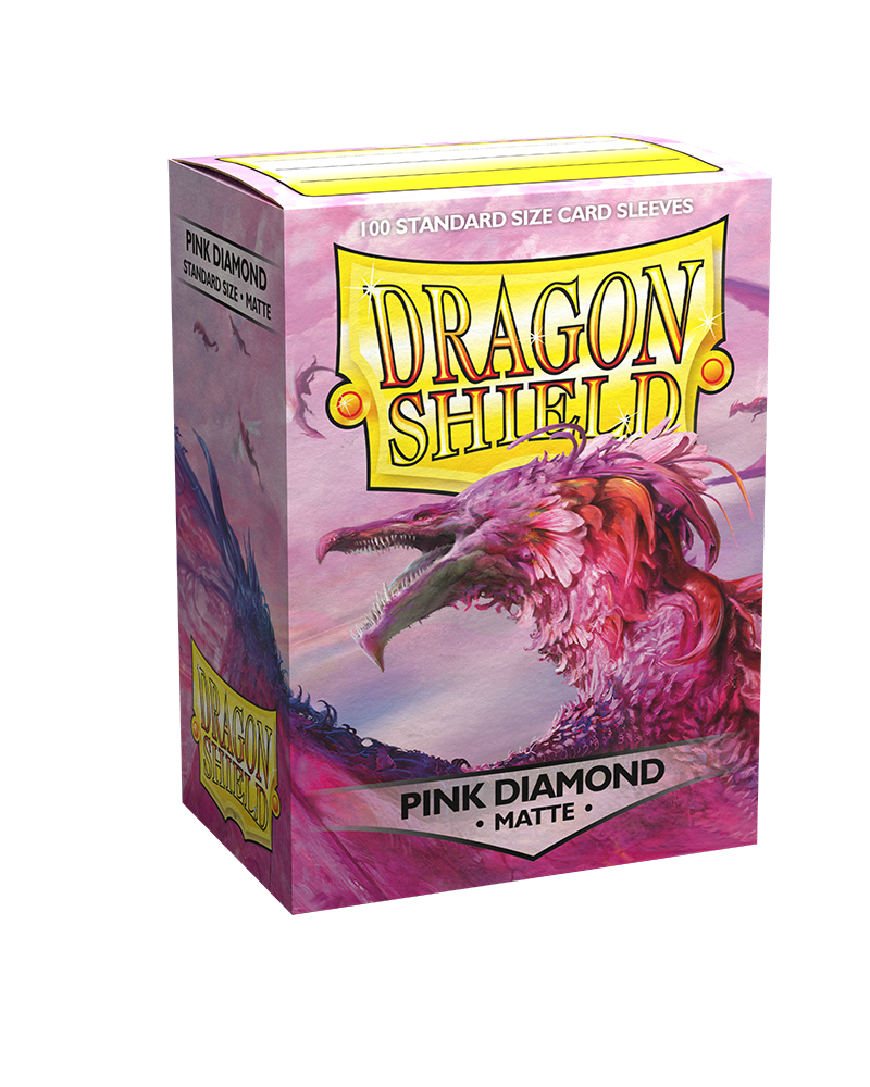 Sleeves: Dragon Shield - Standard - Matte (x100) - Pink Diamond