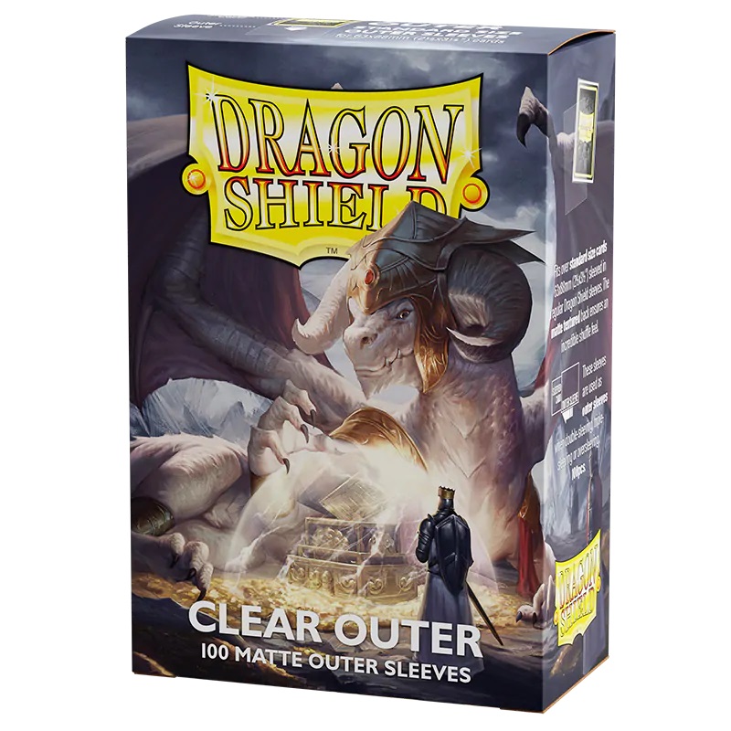 Sleeves: Dragon Shield - Standard - Outer Sleeves Matte (x100) - Clear