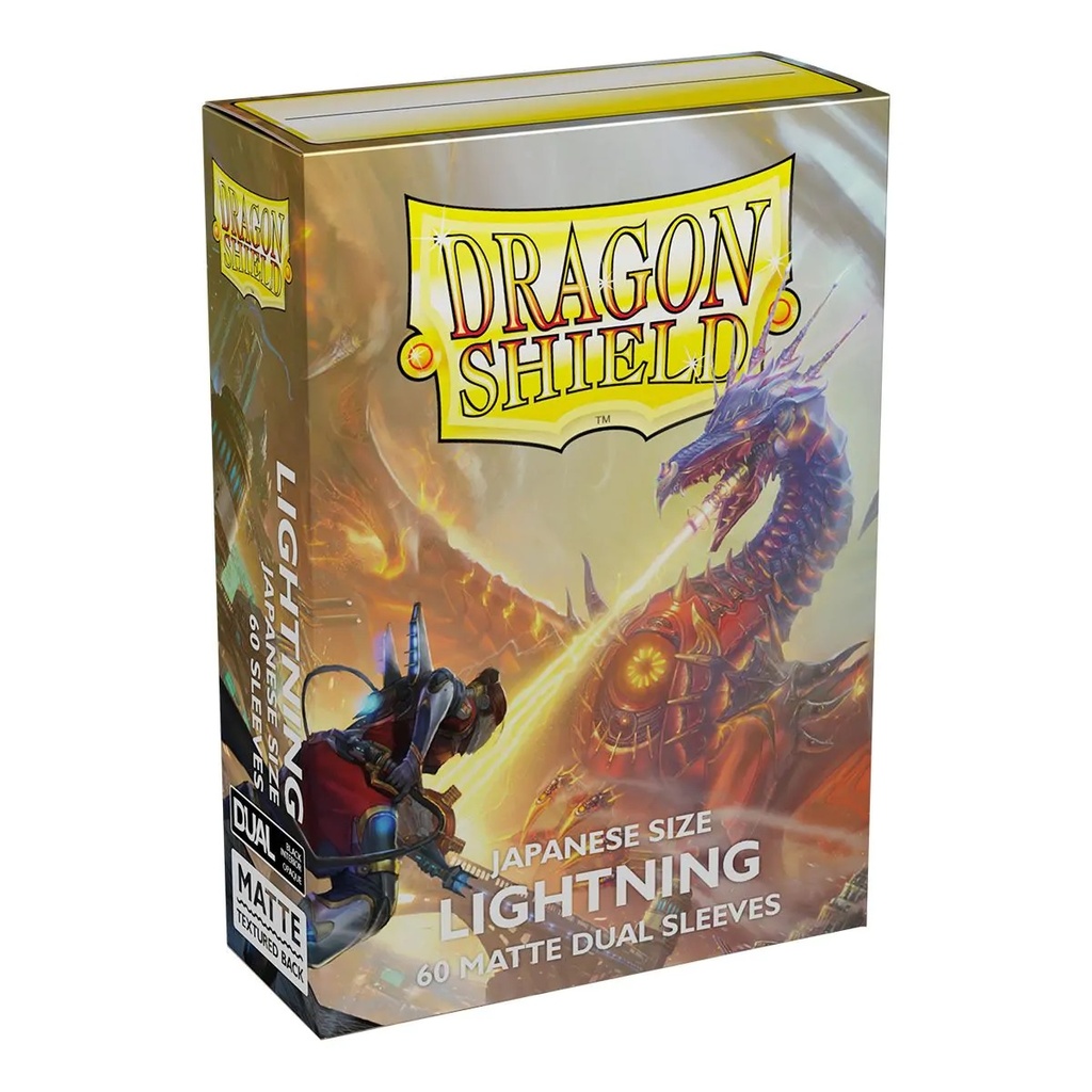 Sleeves: Dragon Shield - Japanese Size - Dual Matte (x60) - Lightning