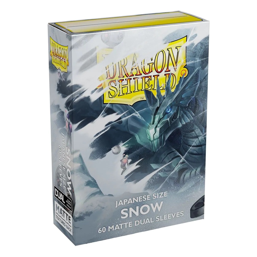 Sleeves: Dragon Shield - Japanese Size - Dual Matte (x60) - Snow