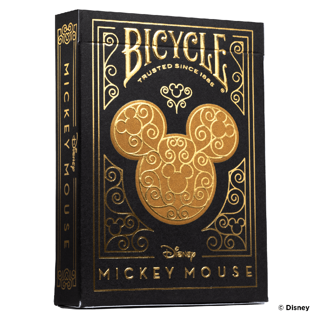 Playing Cards: Bicycle - Disney - Black & Gold Mickey (Limited Ed.)
