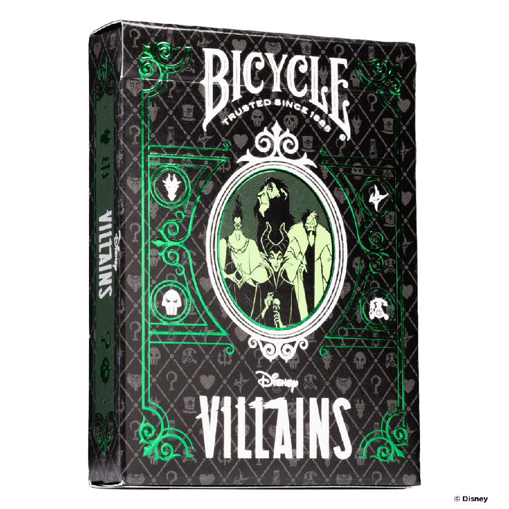 Playing Cards: Bicycle - Disney - Villains Mixed Green / Purple