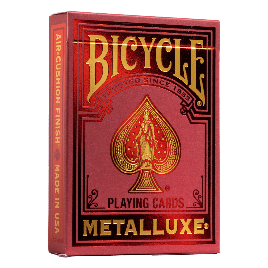 Playing Cards: Bicycle - Metalluxe Red