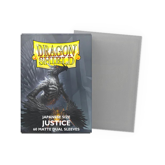 Sleeves: Dragon Shield - Japanese Size - Dual Matte (x60) - Justice