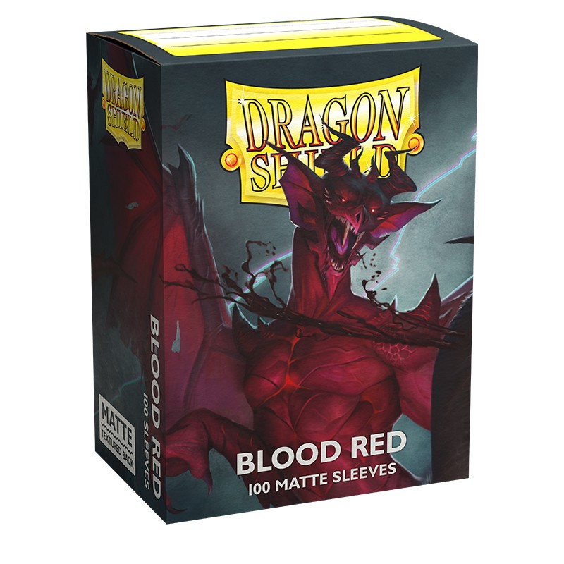 Sleeves: Dragon Shield - Standard - Matte (x100) - Blood Red