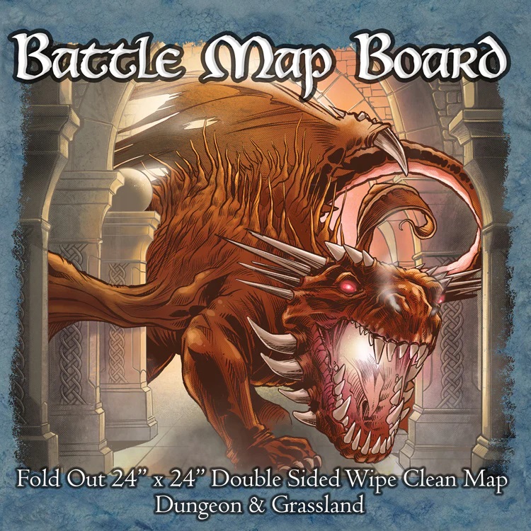 RPG Battle Maps: Board - Dungeon & Grassland