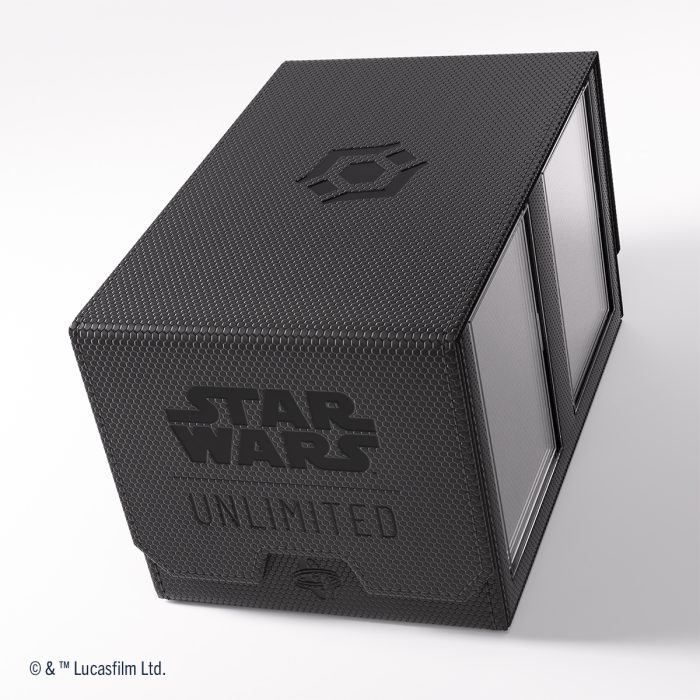 Deck Box: Star Wars: Unlimited Double Deck Pod - Black