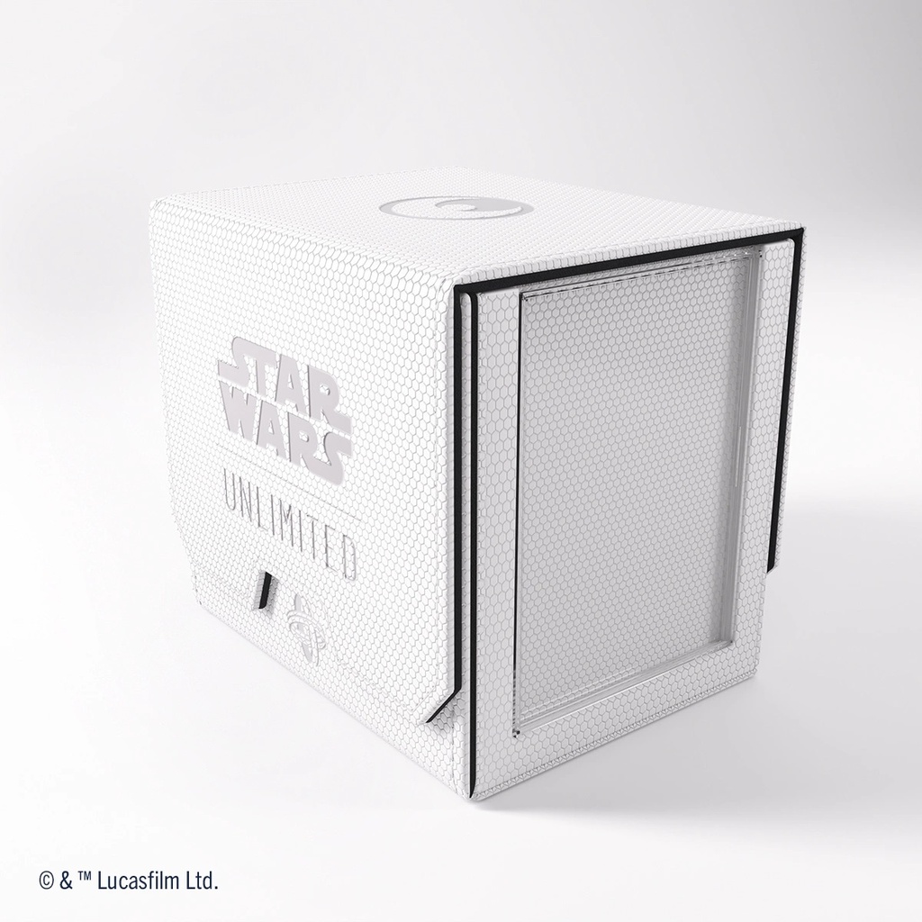 Deck Box: Star Wars: Unlimited Deck Pod - White/Black