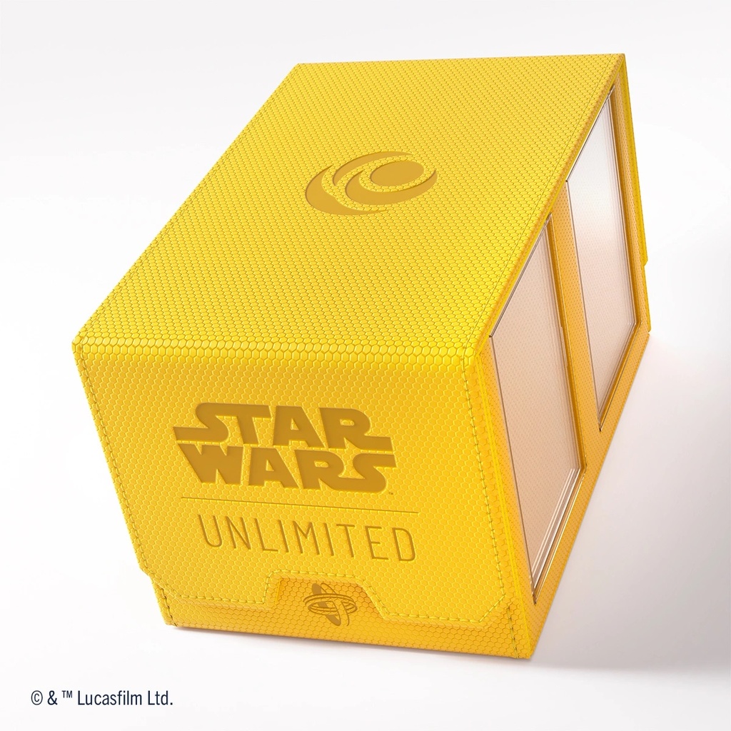 Deck Box: Star Wars: Unlimited Double Deck Pod - White/Black