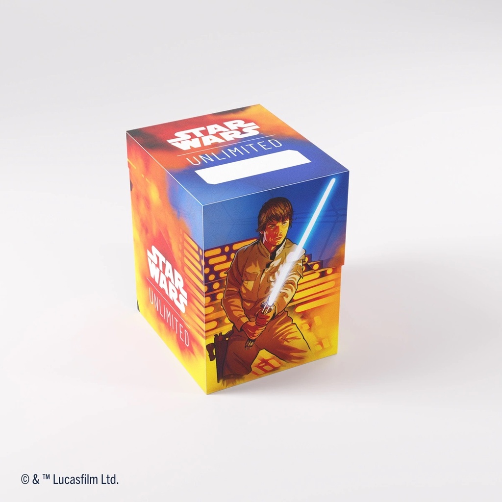 Deck Box: Star Wars: Unlimited Soft Crate - Luke/Vader