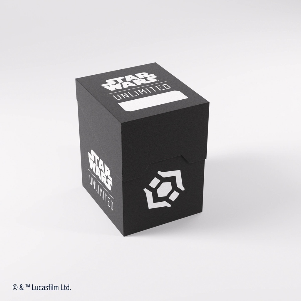 Deck Box: Star Wars: Unlimited Soft Crate - Black/White