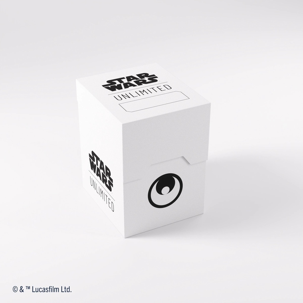 Deck Box: Star Wars: Unlimited Soft Crate - White/Black