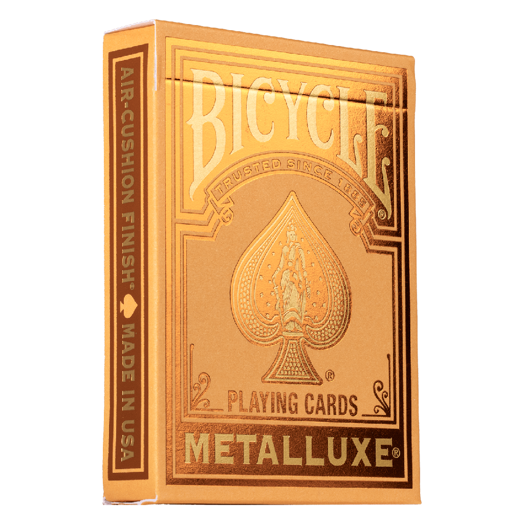 Playing Cards: Bicycle - Metalluxe Orange