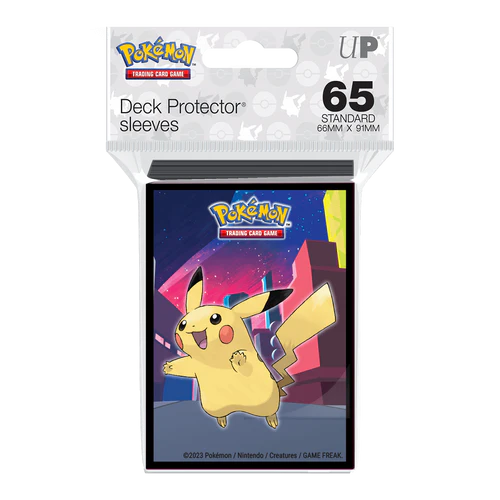 Pokemon Sleeves: Ultra PRO - Shimmering Skyline ft. Pikachu (x65)