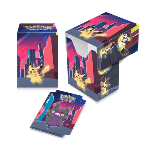 Pokemon Deck Box: Ultra PRO - Full View Deck Box - Shimmering Skyline ft. Pikachu