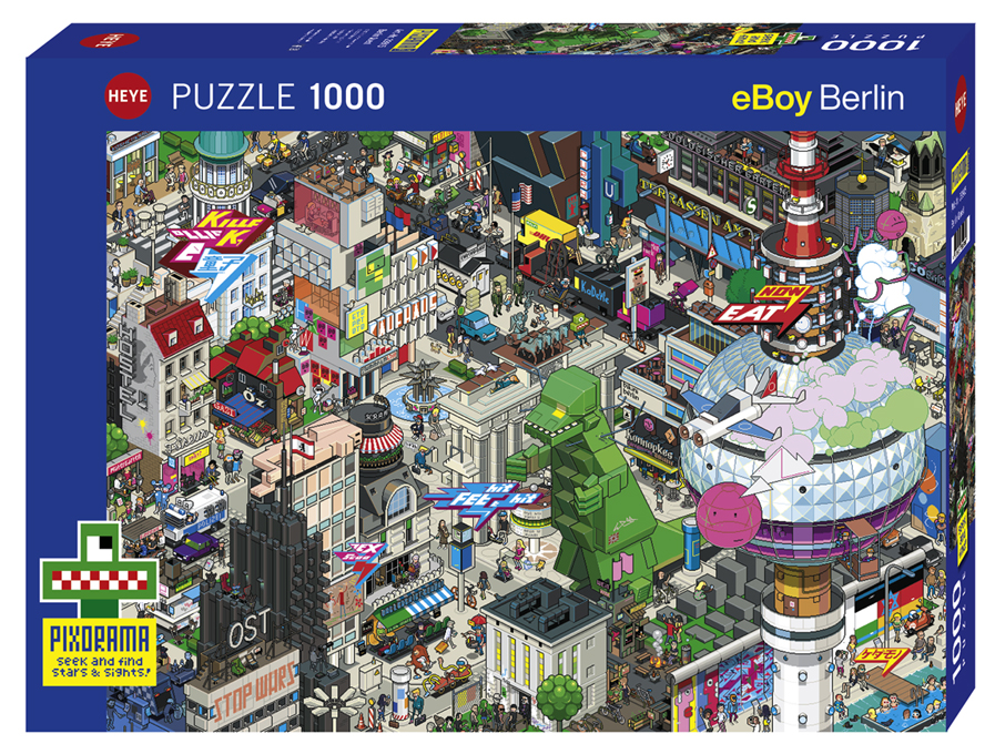 Jigsaw Puzzle: HEYE - Pixorama: Berlin Quest (1000 Pieces)