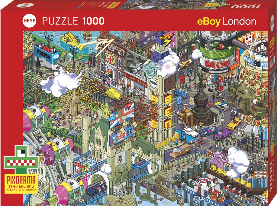 Jigsaw Puzzle: HEYE - Pixorama: London Quest (1000 Pieces)