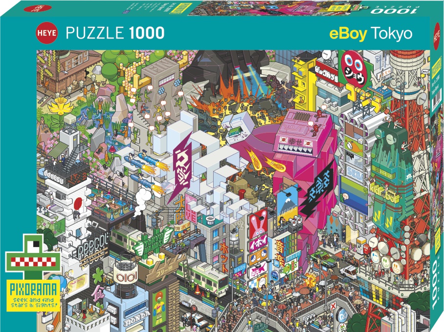 Jigsaw Puzzle: HEYE - Pixorama: Tokyo Quest (1000 Pieces)