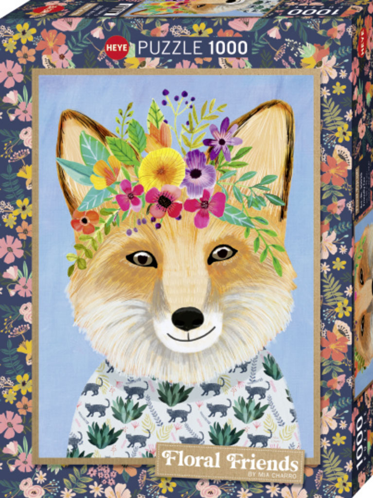 Jigsaw Puzzle: HEYE - Floral Friends: Friendly Fox (1000 Pieces)