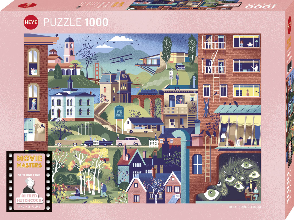 Jigsaw Puzzle: HEYE - Movie Masters: Alfred Hitchcock Films (1000 Pieces)