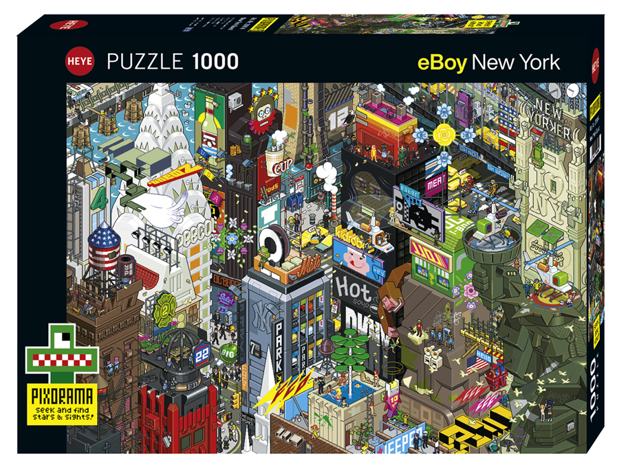 Jigsaw Puzzle: HEYE - Pixorama: New York Quest (1000 Pieces) 