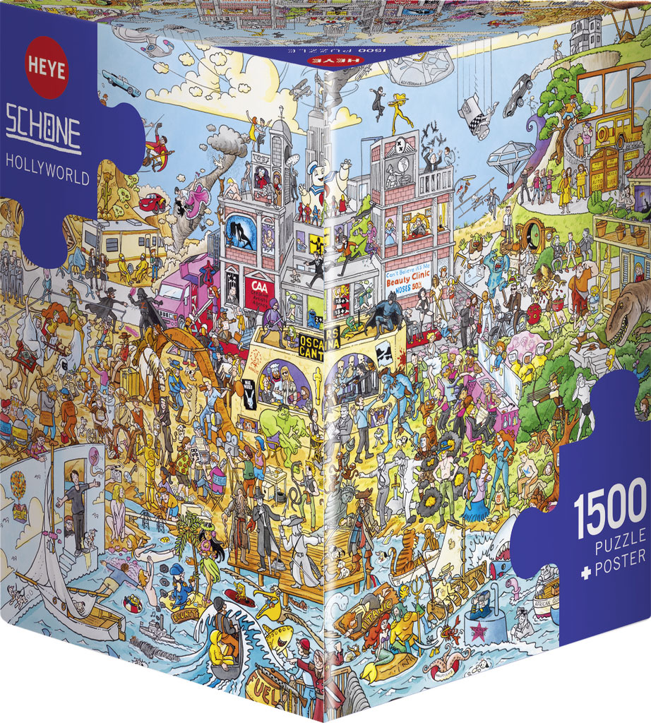 Jigsaw Puzzle: HEYE - Triangle: Schone, Hollyworld (1500 Pieces)