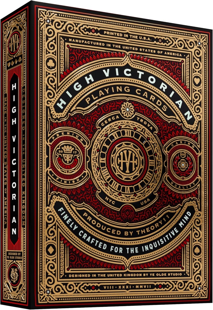 Playing Cards: Theory 11 - High Victorian (Red)