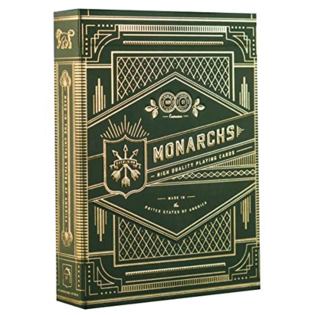 Playing Cards: Theory 11 - Monarchs (Green)