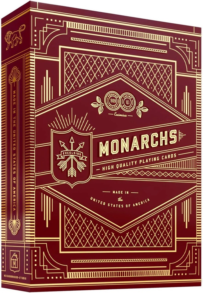 Playing Cards: Theory 11 - Monarchs (Red)