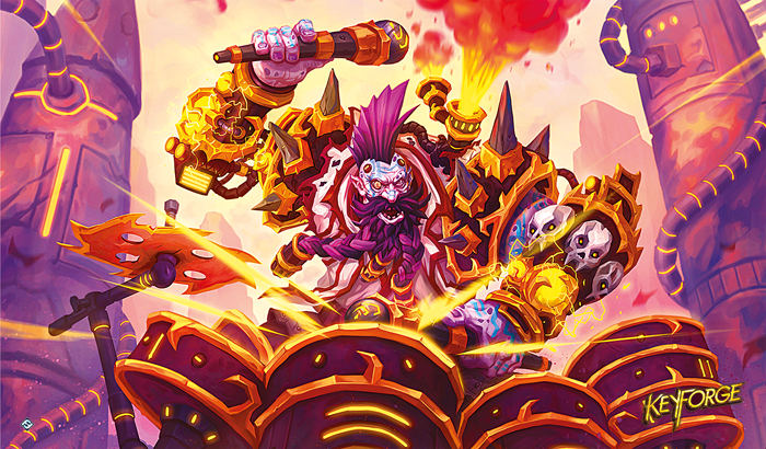 KeyForge - Playmat - Drummernaut