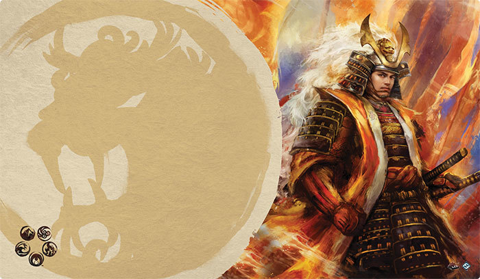 L5R LCG: Gamemat - Right Hand of the Emperor (Lion)