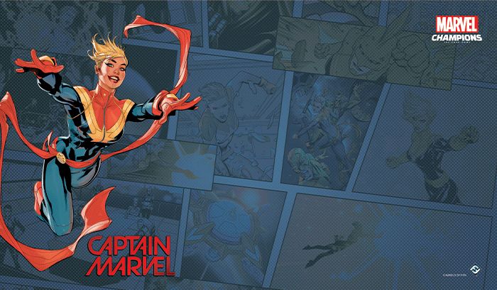 MARVEL LCG: Playmat - Captain Marvel