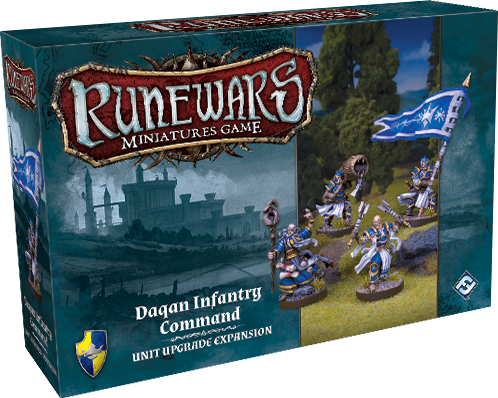 Runewars Minis - Daqan Infantry Unit Upgrade