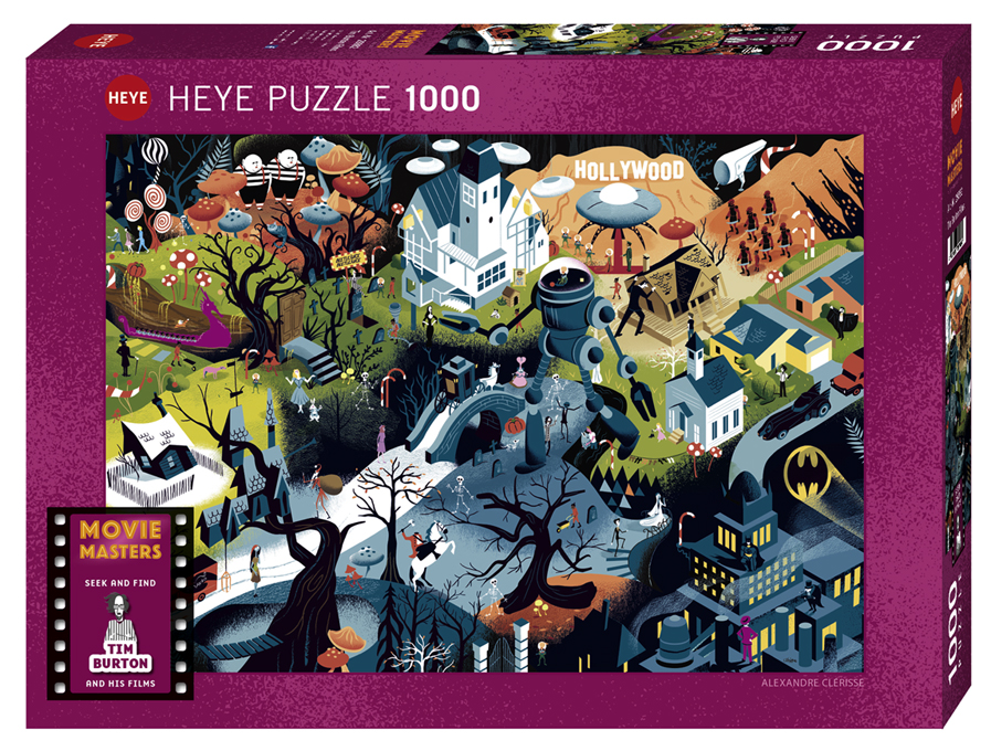 Jigsaw Puzzle: HEYE - Movie Masters: Tim Burton Films (1000 Pieces)