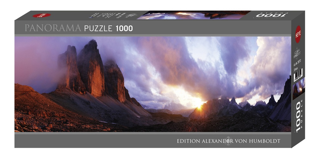 Jigsaw Puzzle: HEYE - Panorama: 3 Peaks (1000 Pieces)
