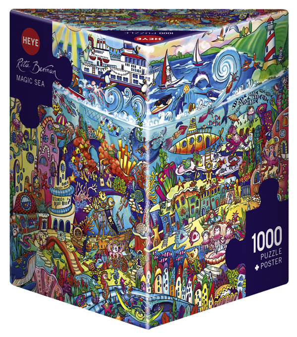 Jigsaw Puzzle: HEYE - Triangle: Berman, Magic Sea (1000 Pieces)