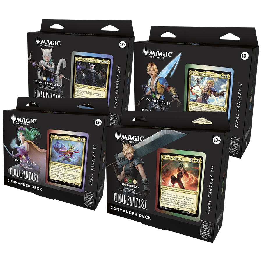 MTG: Final Fantasy - Collector Commander Decks (x4)