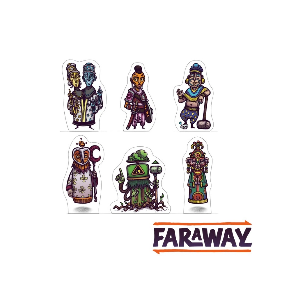 Faraway - Wooden Meeples