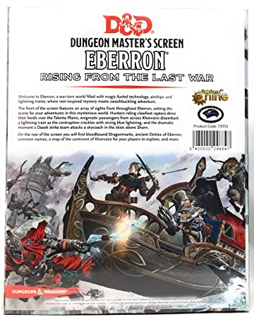 D&D RPG: Eberron - DM Screen