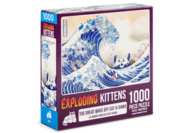 [PWAVE-109] Jigsaw Puzzle: Exploding Kittens - Great Wave Off Cat-A-Gawa (1000 Pieces)