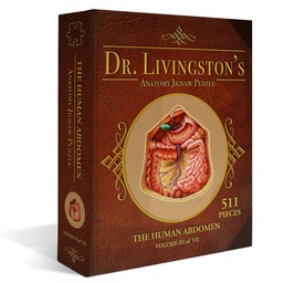 [GOT3103] Jigsaw Puzzle: Dr. Livingston's Anatomy - The Human Abdomen (502 Pieces)