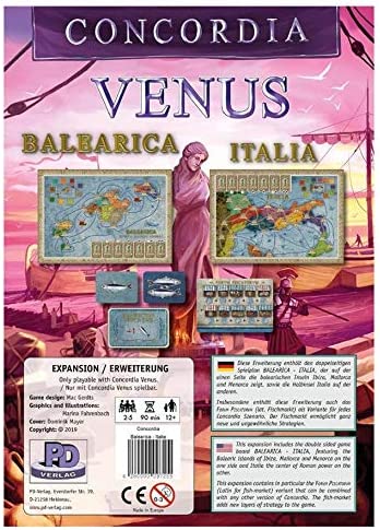 [PDV97255] Concordia: Venus - Maps: Balearica & Italia