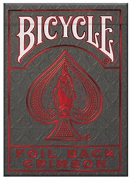 [10018787] Playing Cards: Bicycle - Metalluxe Red