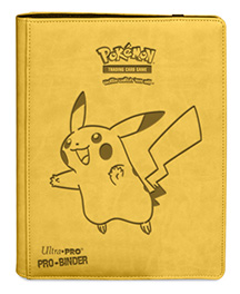 [E-84570] Pokemon Binder: Ultra PRO - Premium 9-Pocket PRO-Binder - Pikachu