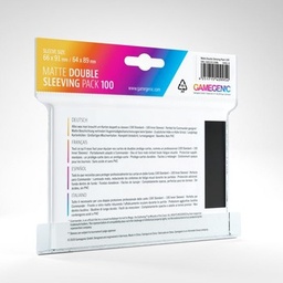 [G10110] Sleeves: Gamegenic - Matte Double Sleeving Pack (x100)