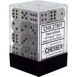 [CHX27801] Dice: Chessex - Frosted - 12mm D6 (x36)