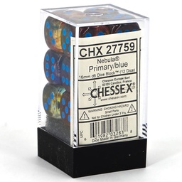 Dice: Chessex - Nebula, Luminary - 16mm D6 (x12)