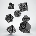 Dice: Q-Workshop - Steampunk Clockwork - Poly Set (x7)