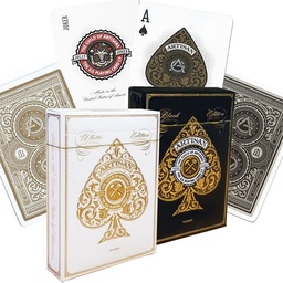 [10020099] Playing Cards: Theory 11 - Artisan White/Black Mix