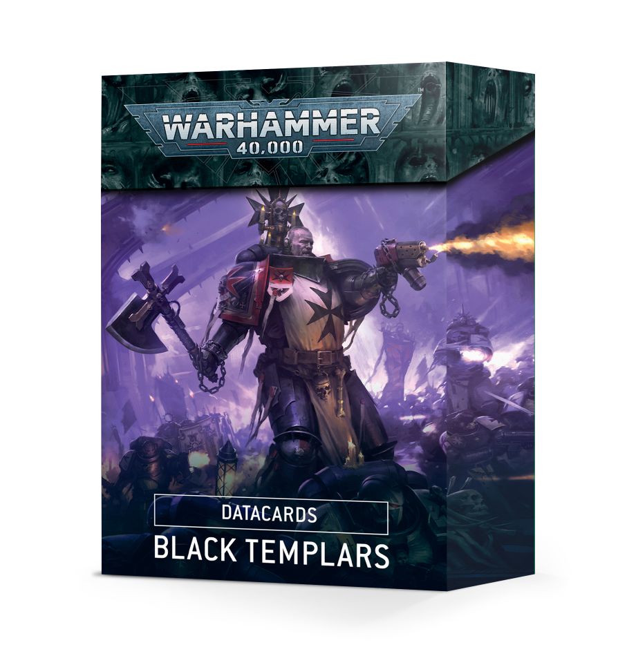 WH 40K: Black Templars - Data Cards